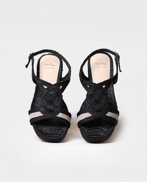 Alpargatas de cuña de mujer Toni Pons de yute en color negro · Toni Pons · El  Corte Inglés
