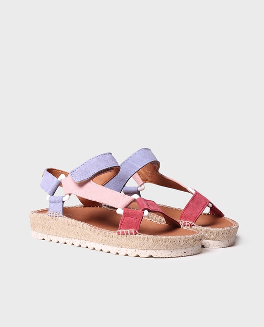 Sandalias planas de mujer de ante en color rosa · Toni Pons · El Corte  Inglés