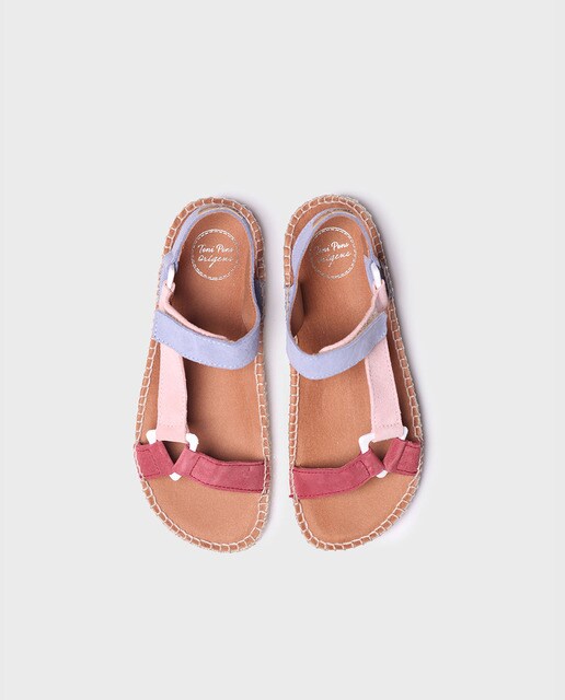 Sandalias planas de mujer de ante en color rosa · Toni Pons · El Corte  Inglés