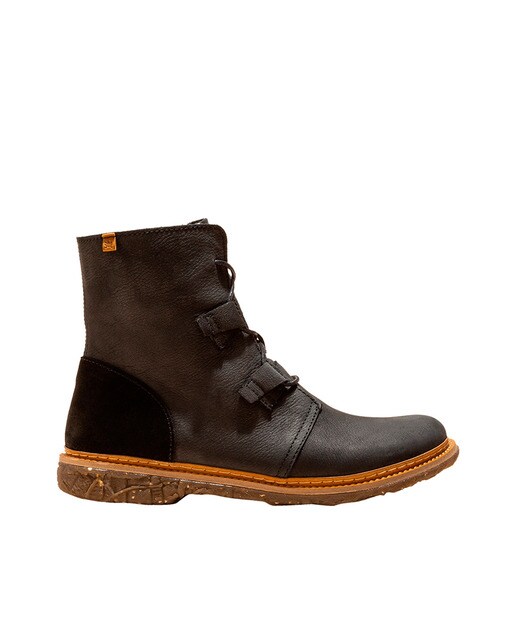 Botines de mujer de piel en color negro · El Naturalista · El Corte Inglés