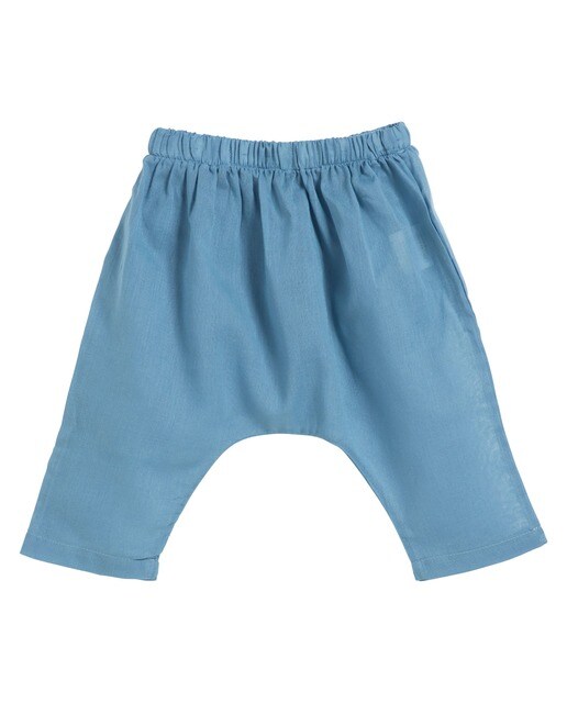 Pantalón de bebé niña en algodón voile azul · Sainte Claire · El Corte  Inglés