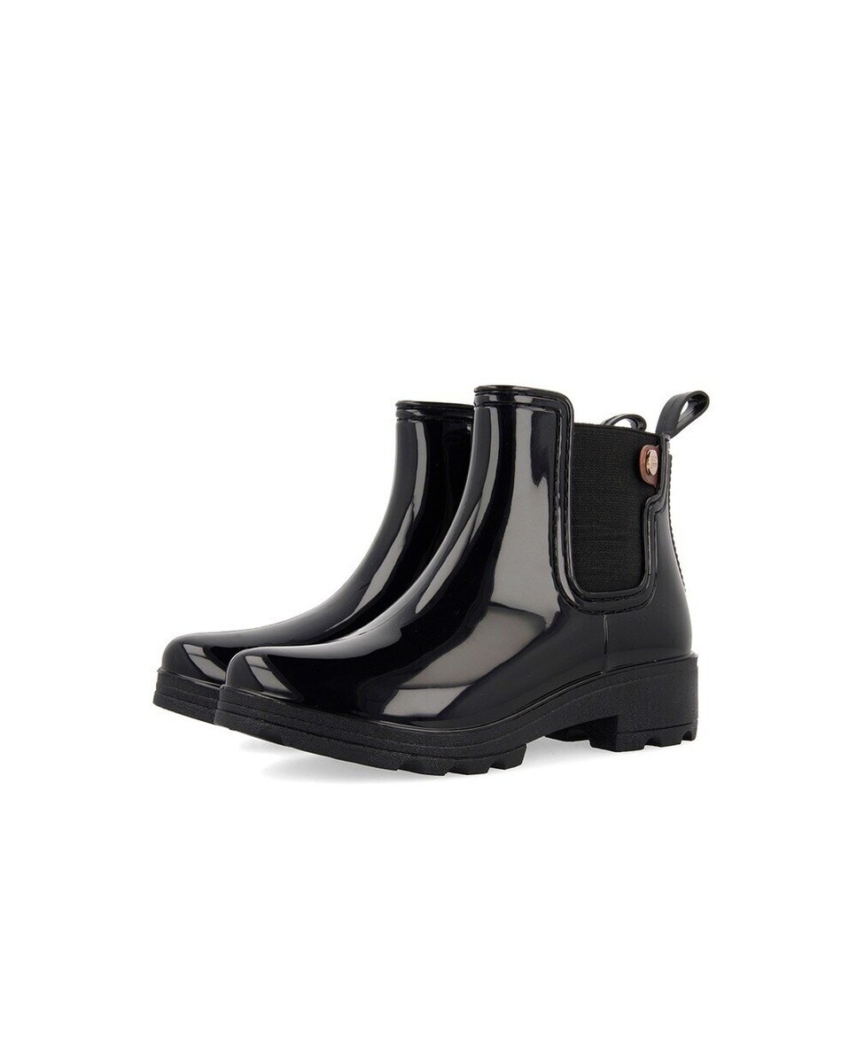 Botas de agua de mujer color negro con cierre elástico · Gioseppo · El  Corte Inglés