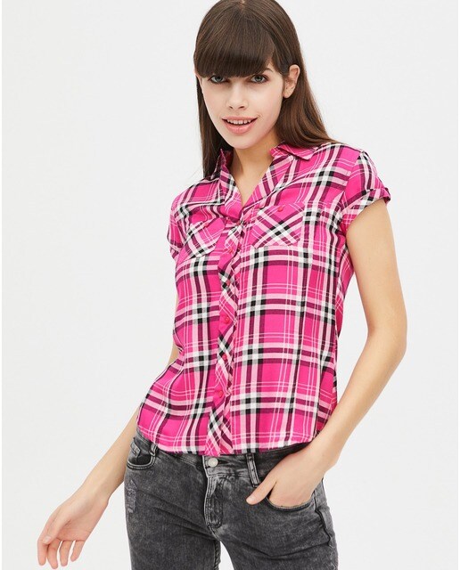 Camisa cuadros mujer el corte ingles Clearance