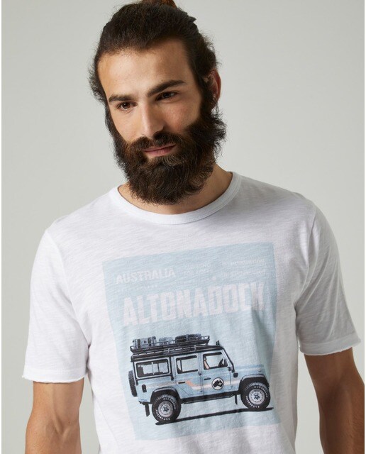 Camiseta de hombre en color blanco de manga corta · Altonadock · El Corte  Inglés