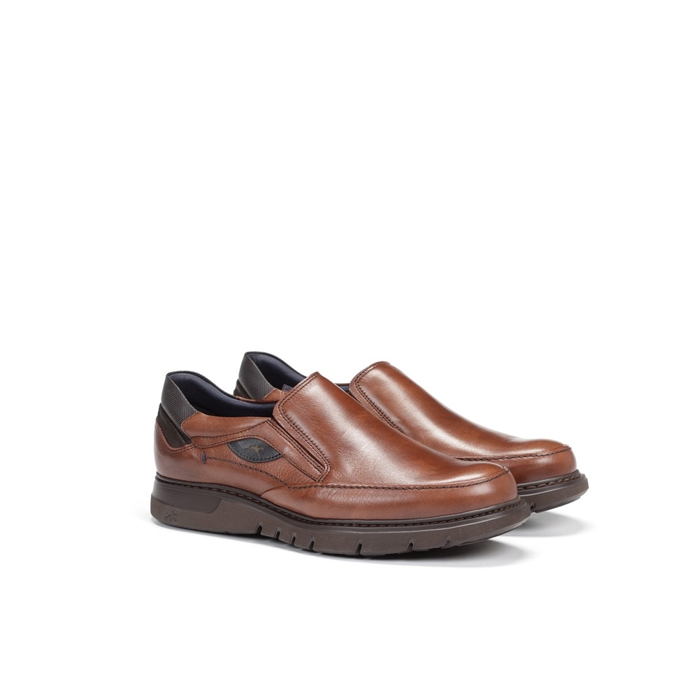 Náuticos de hombre en color de piel - Fluchos - Marrón Marrón-2