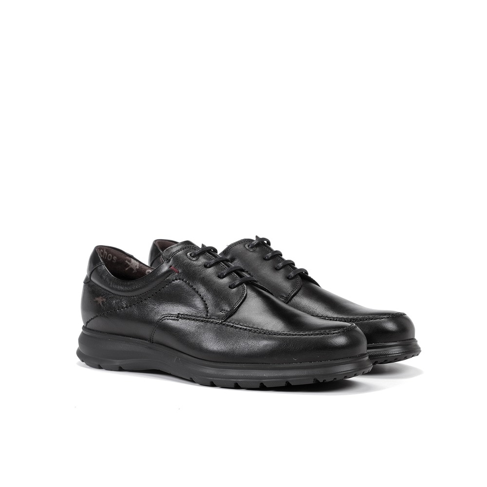 Zapatos de cordones de hombre en color de piel - Fluchos - Negro Negro-2