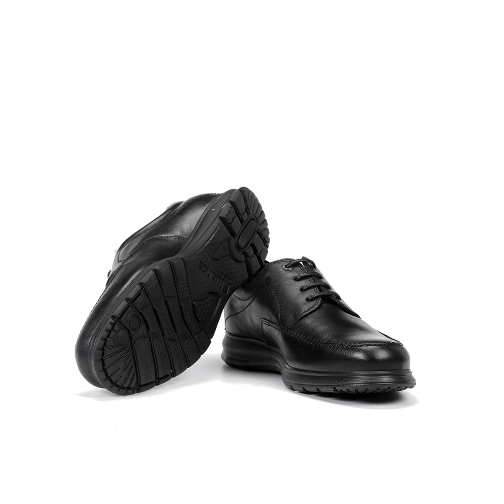 Zapatos de cordones de hombre en color de piel - Fluchos - Negro Negro-3