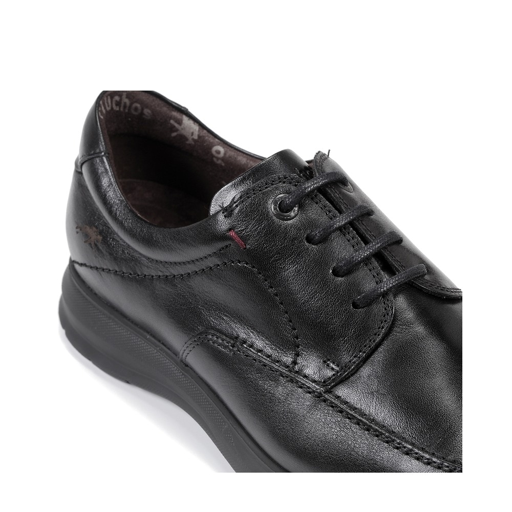 Zapatos de cordones de hombre en color de piel - Fluchos - Negro Negro-6