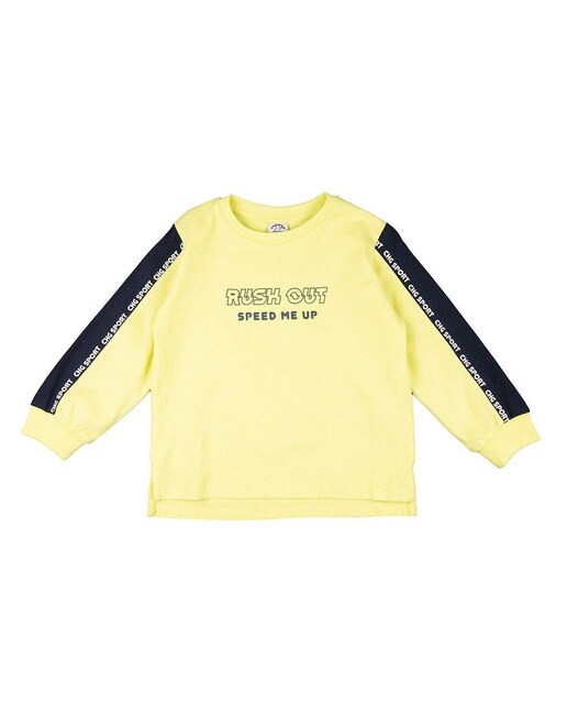 Camiseta de niño de manga larga de algodón en amarillo · Charanga · El  Corte Inglés