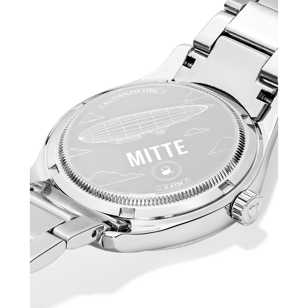 Reloj de mujer Mitte analógico de acero y esfera azul - Aristocrazy - Plata Plata-2