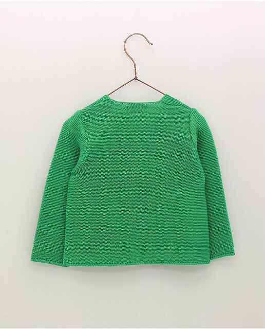 Chaqueta de bebé de algodón en color verde · FOQUE · El Corte Inglés