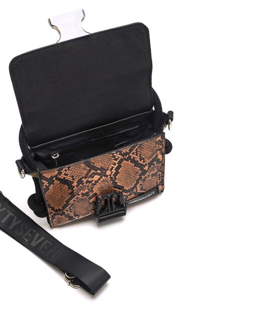Bolso de mano Sixtyseven con asa pequeña y estampado en serpiente  multicolor · Sixtyseven · El Corte Inglés