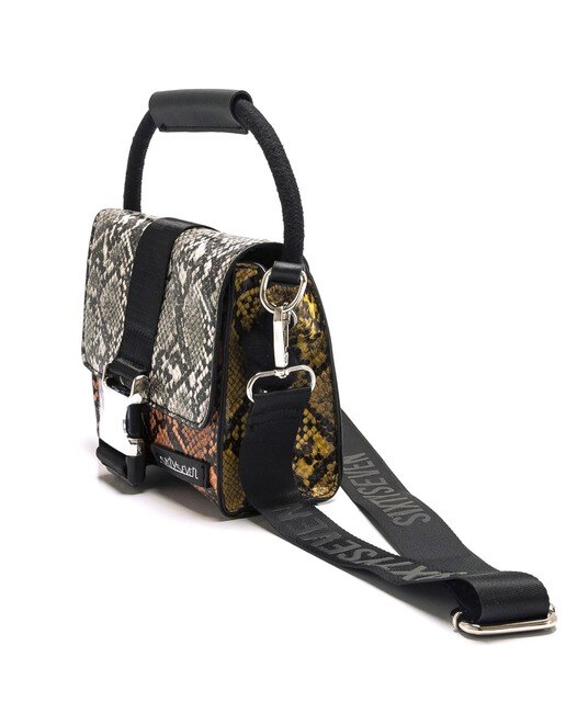 Bolso de mano Sixtyseven con asa pequeña y estampado en serpiente  multicolor · Sixtyseven · El Corte Inglés