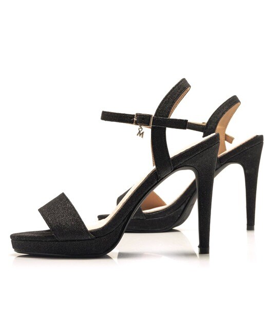 Sandalias de tacón de mujer color glitter negro · MARIAMARE · El Corte  Inglés