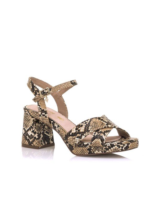 Sandalias de tacón de mujer con pala cruzada y cierre en el tobillo ·  MARIAMARE · El Corte Inglés