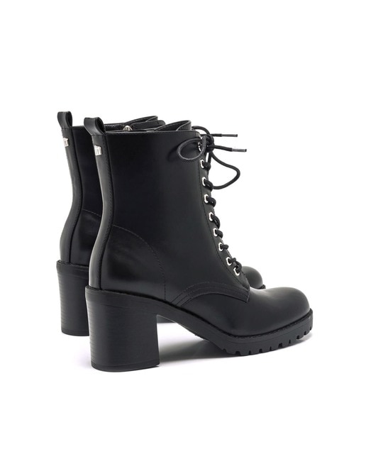Botines Negro Mujer Estilo Militar Hot Sale, UP TO 62% OFF |  www.editorialelpirata.com
