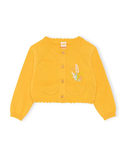 Chaqueta de bebé niña en color naranja con botones y bolsillos · Tuc tuc ·  El Corte Inglés