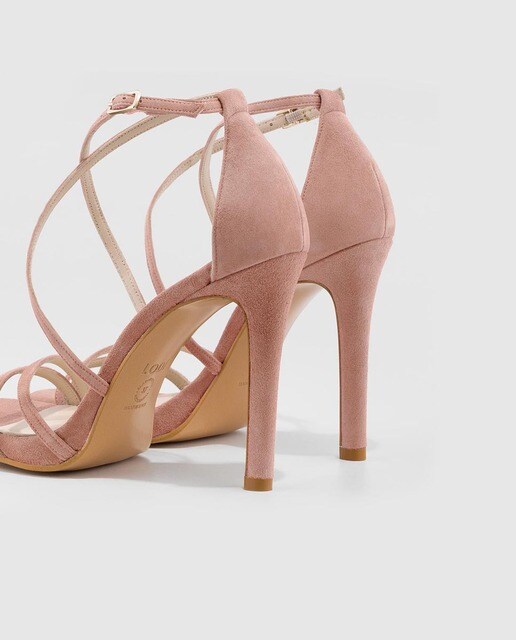 Sandalias de tacón de mujer en ante nude · Lodi · El Corte Inglés