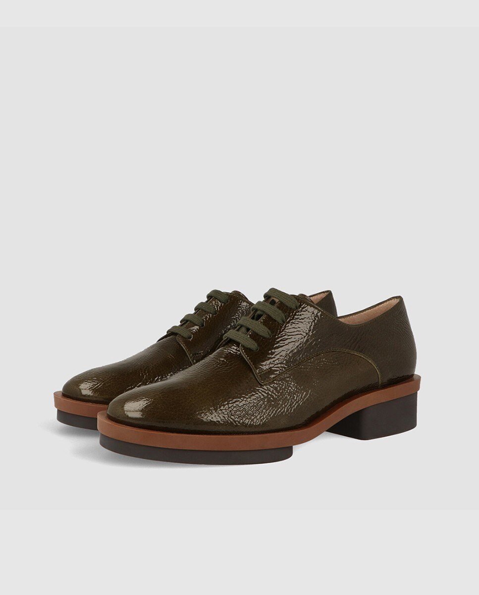 Zapatos de cordones de mujer Gadea en charol de color verde · GADEA by Lodi  · El Corte Inglés