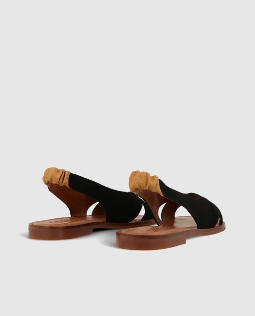 Sandalias planas de mujer Gadea en ante de color negro · GADEA by Lodi · El  Corte Inglés