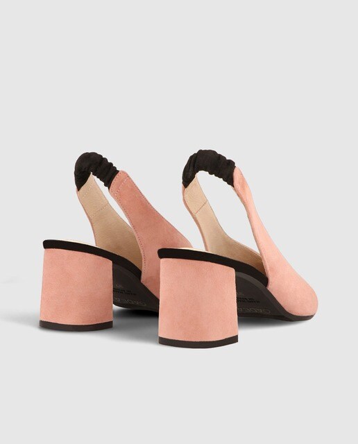 Sandalias de tacón de mujer Gadea destalonados en ante de color rosa · GADEA  by Lodi · El Corte Inglés