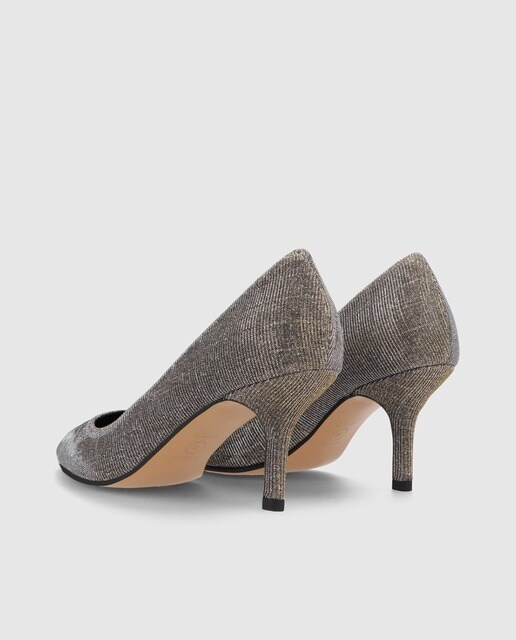 Zapatos de salón de mujer en tejido metalizado de color oro y plata · Lodi  · El Corte Inglés