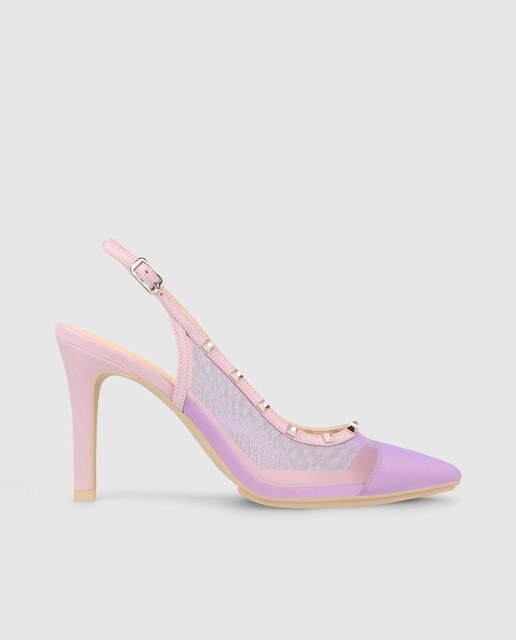 Zapatos de salón de mujer destalonados en piel color lavanda · Lodi · El  Corte Inglés