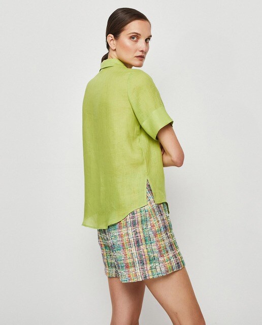 Camisa de mujer de lino lisa · Mirto · El Corte Inglés