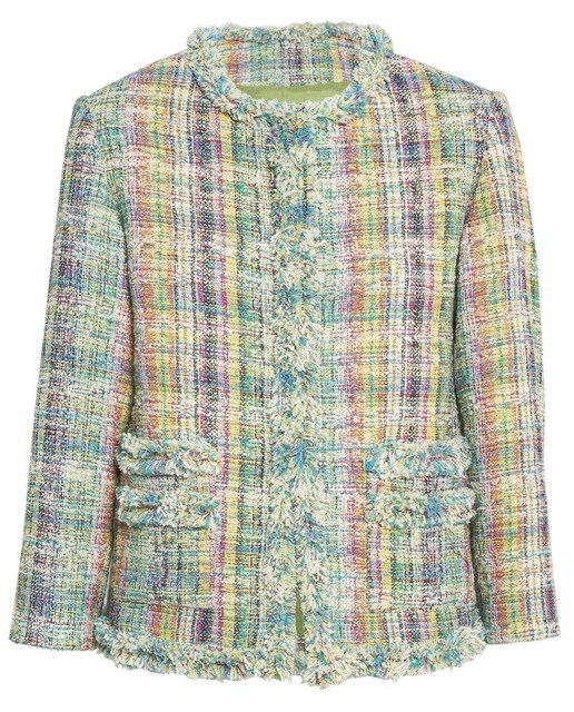 Chaqueta de mujer de tweed desflecada · Mirto · El Corte Inglés