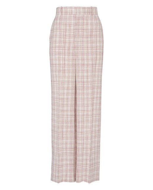 Pantalones rectos de mujer de lino con estampado · Mirto · El Corte Inglés