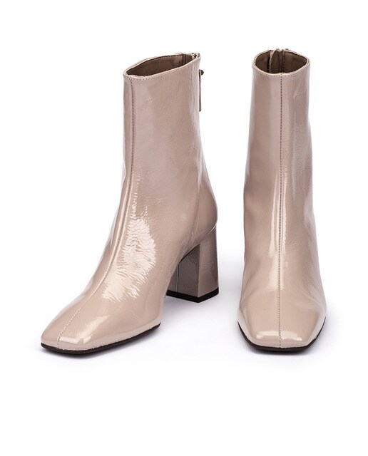 Botines de mujer de charol en color nude · Pedro Miralles · El Corte Inglés