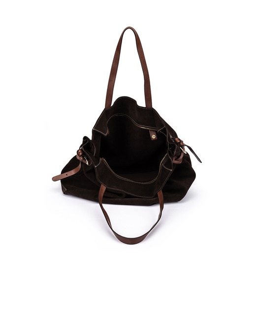 Bolso de hombro Pedro Miralles de serraje en color marrón · Pedro Miralles  · El Corte Inglés