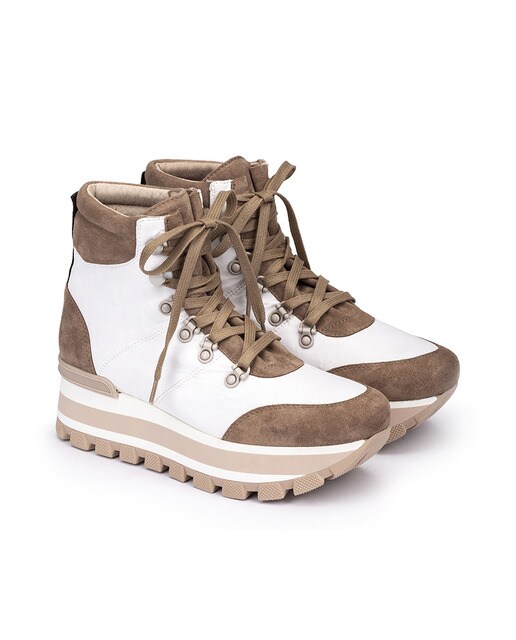 Botines de mujer de tejido en color blanco · Weekend by Pedro Miralles · El  Corte Inglés