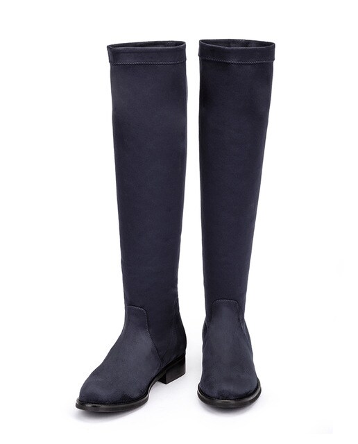 Botas de mujer de tejido en color azul marino · Pedro Miralles · El Corte  Inglés
