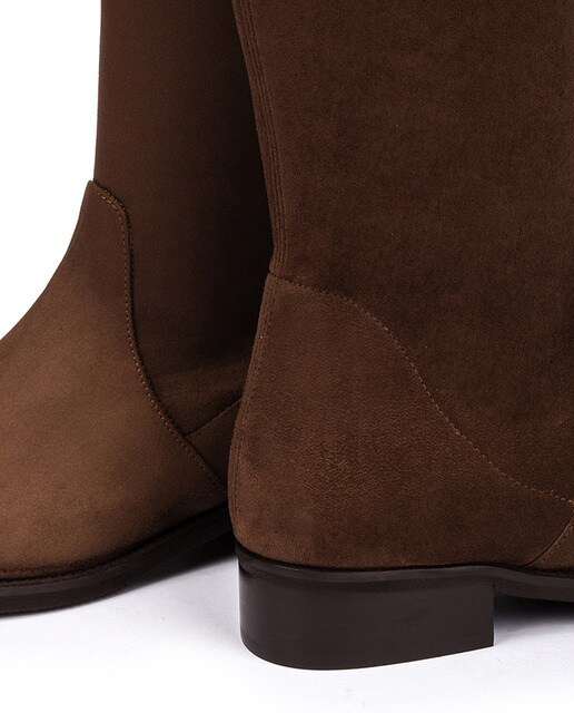 Botas de mujer de tejido en color marrón · Pedro Miralles · El Corte Inglés