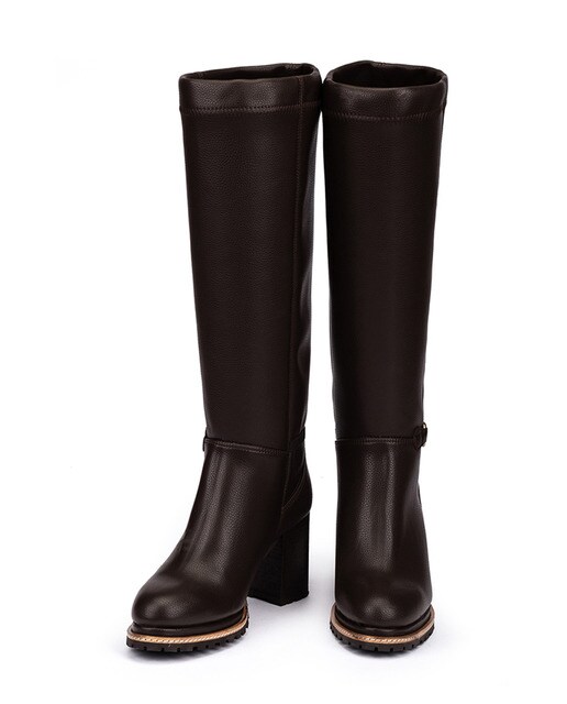 Botas de mujer de tejido en color marrón oscuro · Pedro Miralles · El Corte  Inglés