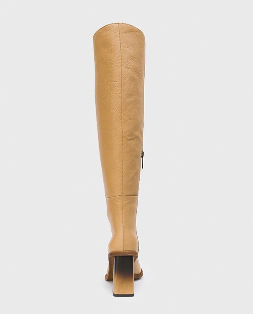 Botas de mujer de piel color camel · Vienty · El Corte Inglés