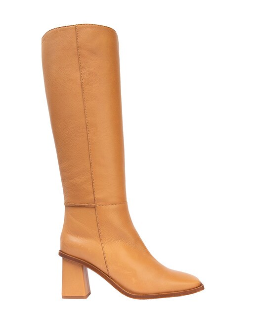 Botas de mujer de piel color camel · Vienty · El Corte Inglés