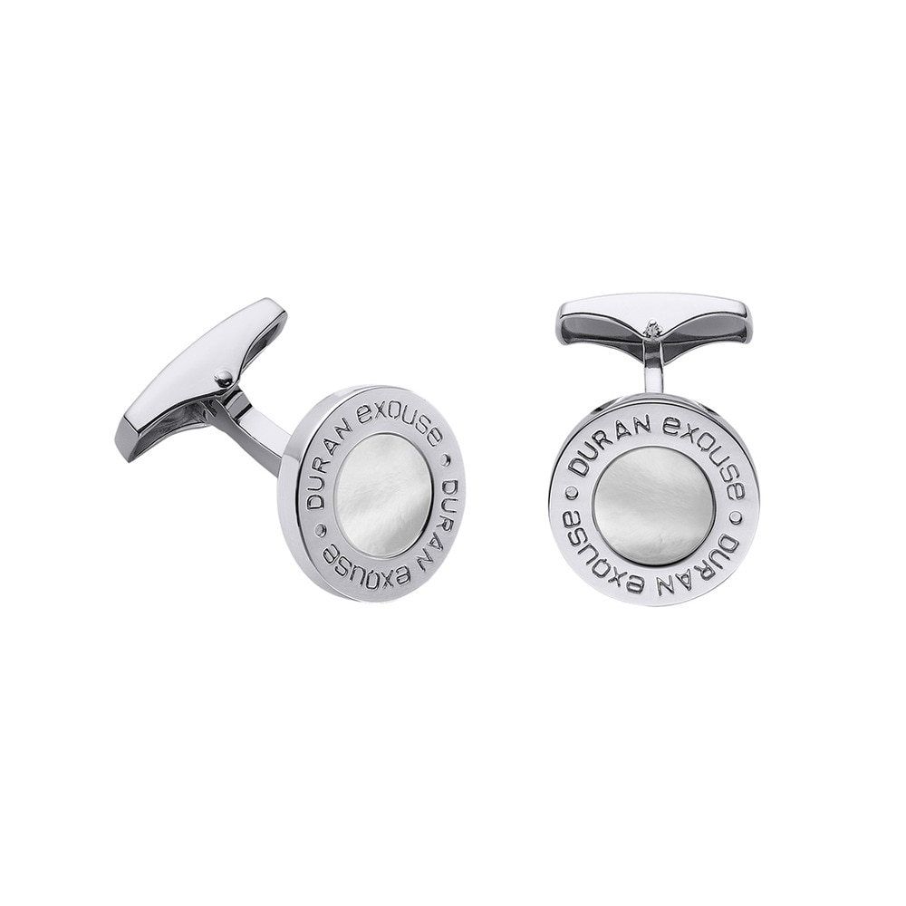 Imagen 0 de Gemelos de plata de ley con madreperla Blanco