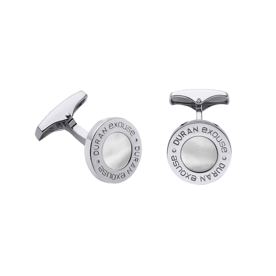 Gemelos de plata de ley con madreperla · Duran Exquse · El Corte
