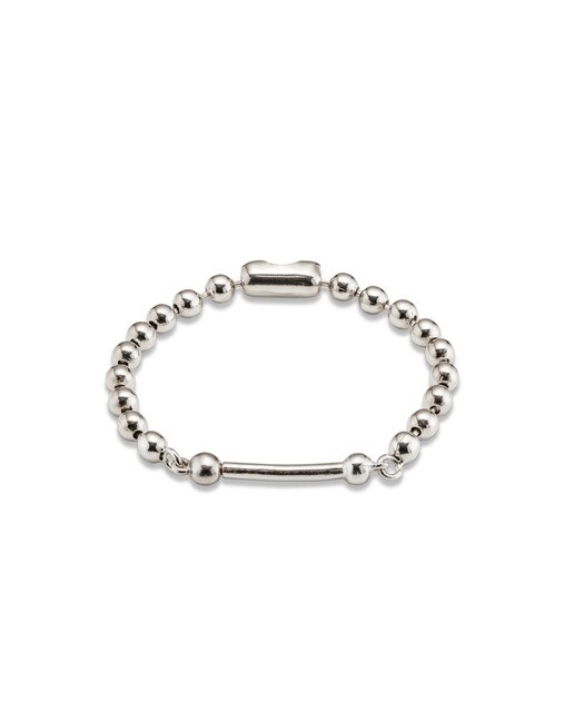 Pulsera colección Personalization de cadena en aleación de metales bañados  en plata · UNO de 50 · El Corte Inglés