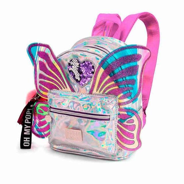 Mochila fashion pequeña Oh My Pop! Wings Plateado · Oh My Pop · El Corte  Inglés