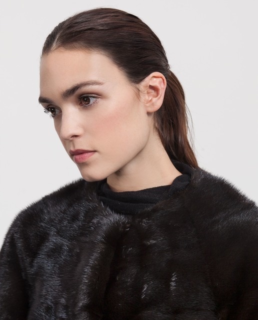 Abrigo de pelo de mujer de visón estilo bolero · De la Roca · El Corte  Inglés