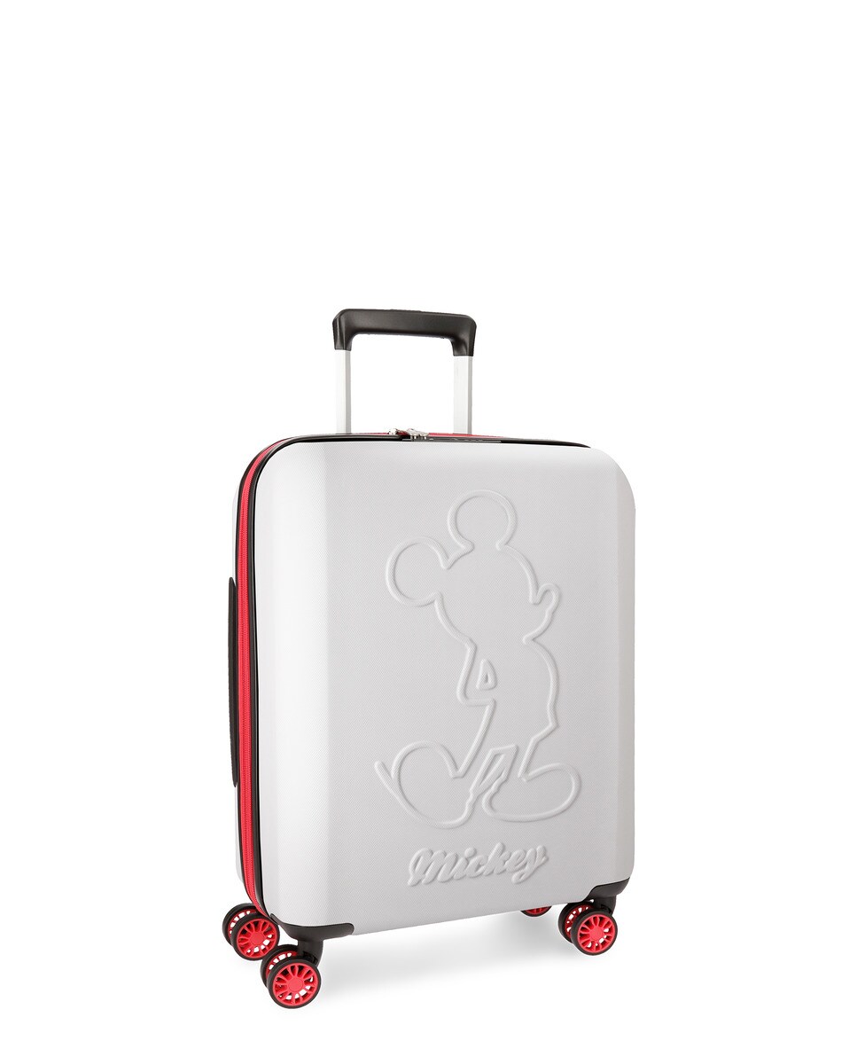 Disney Mickey Moods Maleta de Cabina Rojo 35x50x16 cms Blanda Poli/éster 25L 1,8Kgs 2 Ruedas Equipaje de Mano