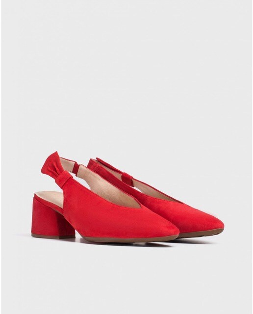 Zapatos de salón de mujer de piel color rojo · Wonders · El Corte Inglés
