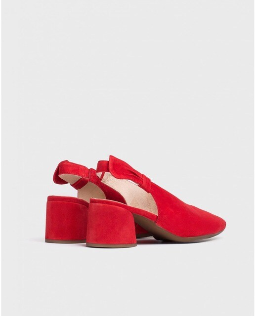 Zapatos de salón de mujer de piel color rojo · Wonders · El Corte Inglés