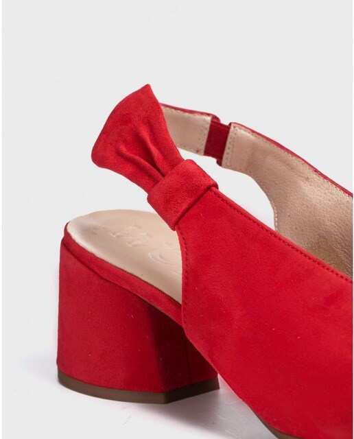 Zapatos de salón de mujer de piel color rojo · Wonders · El Corte Inglés