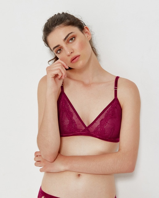 Bralette Alát Black Limba sin aro con en