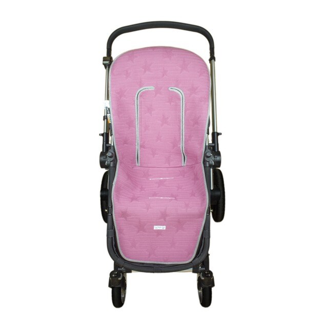 Colchoneta Silla Ligera Universal Rosy Fuentes en fucsia Reversible