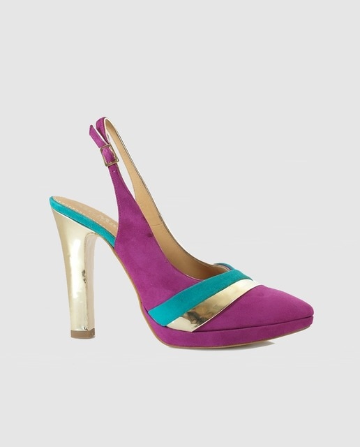 zapatos fucsia mujer